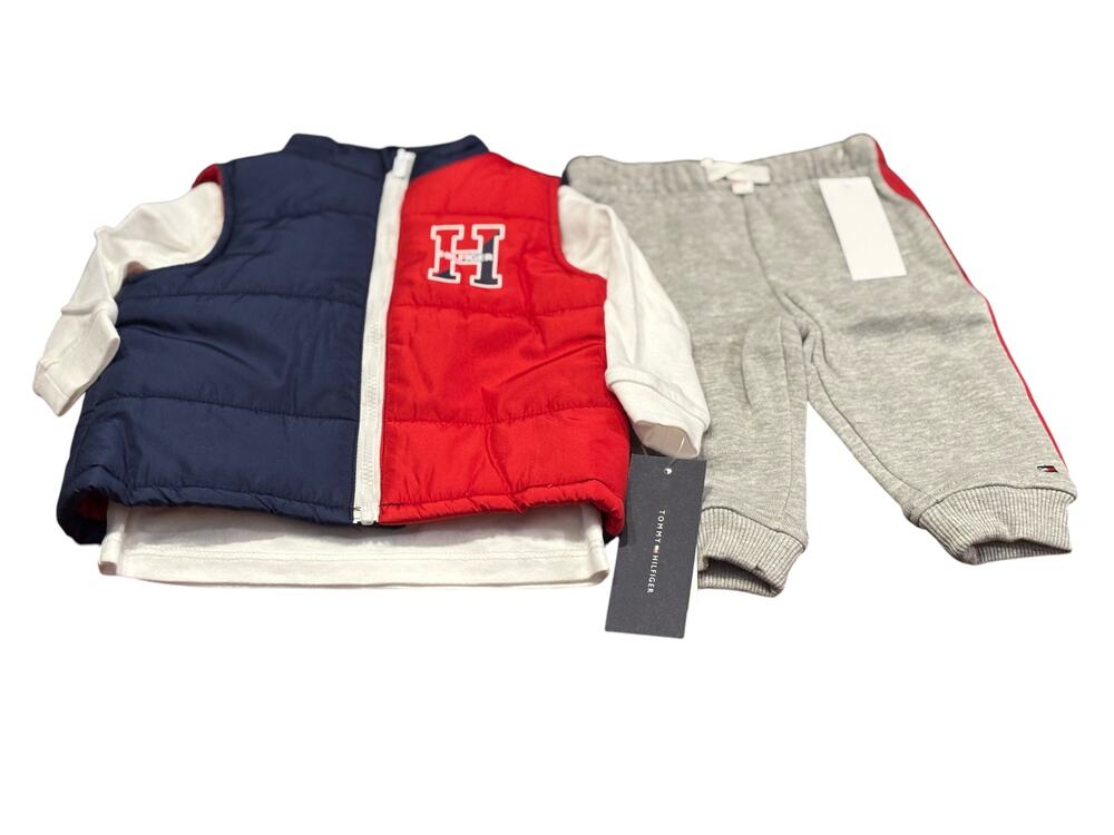 Tommy Hilfiger NWT 3-6M Three piece outfit